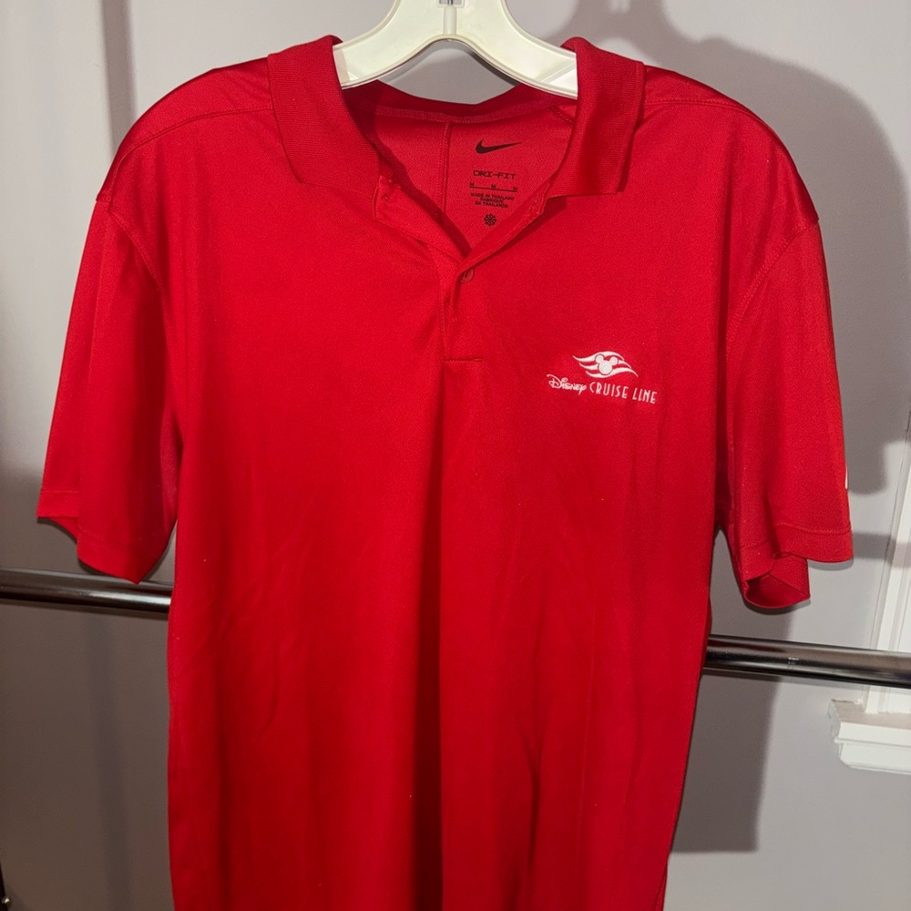 Nike Red Polo - Disney Cruise Line